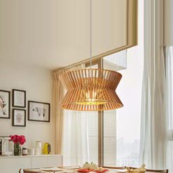 wood pendant light, wooden chandeliers